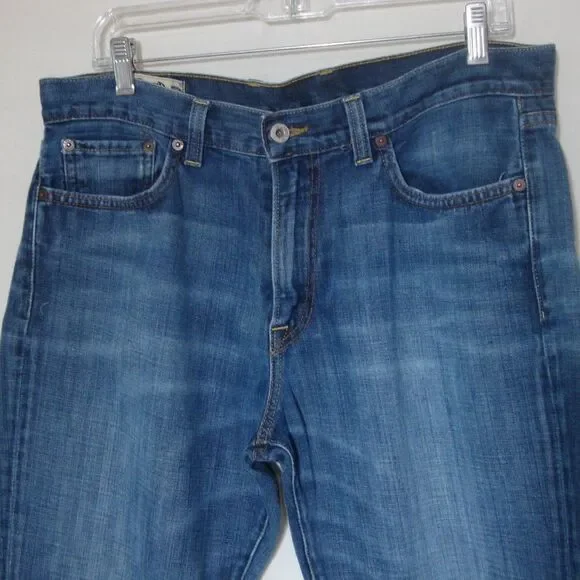 Lucky Brand Jeans Relaxed Straight Blue Denim Soft - Picture 5 of 7